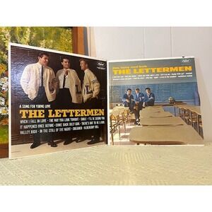 Bundle of 2 The Lettermen A Song For Young Love Jim Tony Bob Capitol Records LP